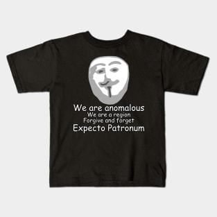 Anomalous - Scuffed Anonymous/Guy Fawkes Kids T-Shirt